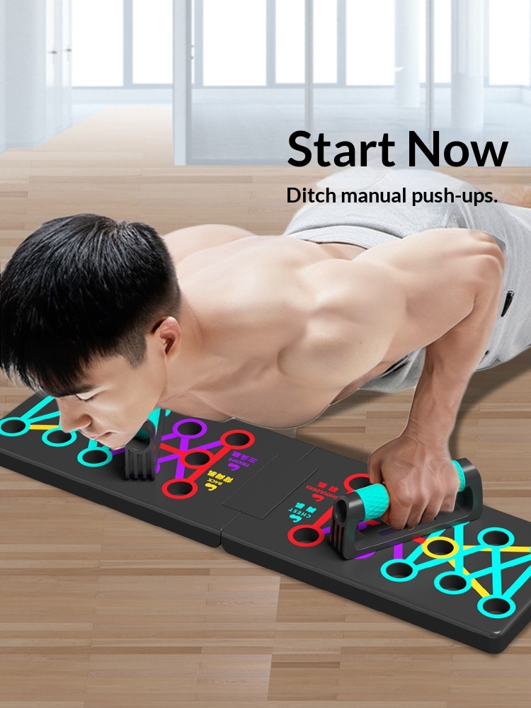 Push Up Board Foldable Multi Function - Push-up Training Board Stand Non-Foldable Chest