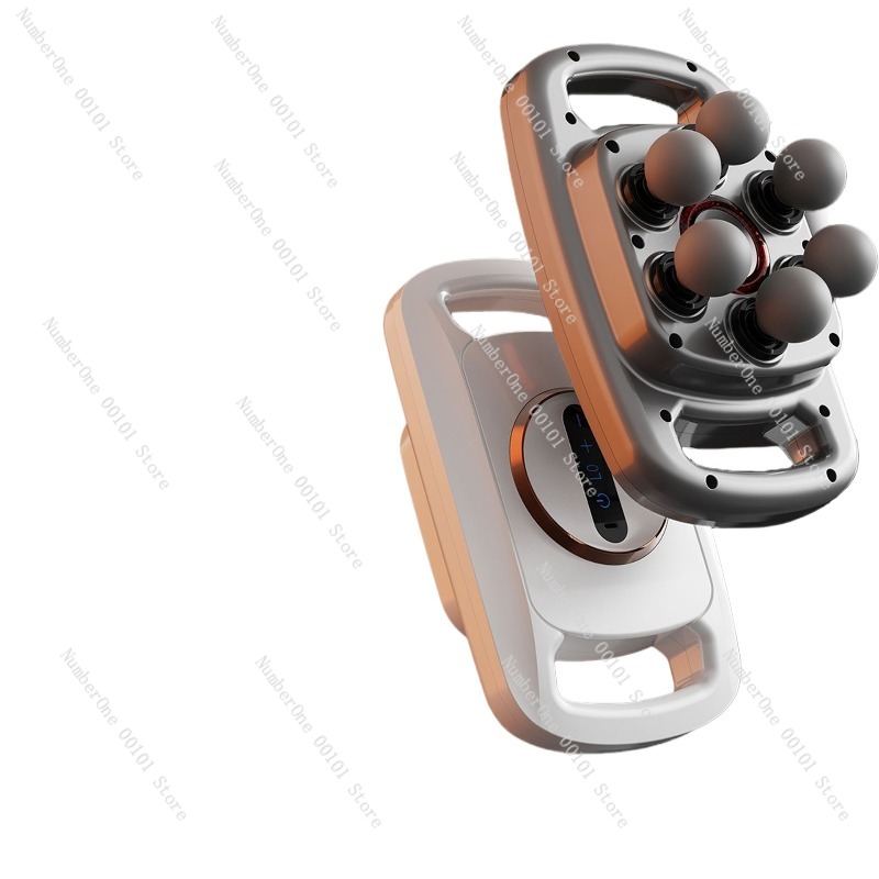 Electric Massage Gun Deep Tissue - Professional Fascia Gun Massager, 6-Head Deep