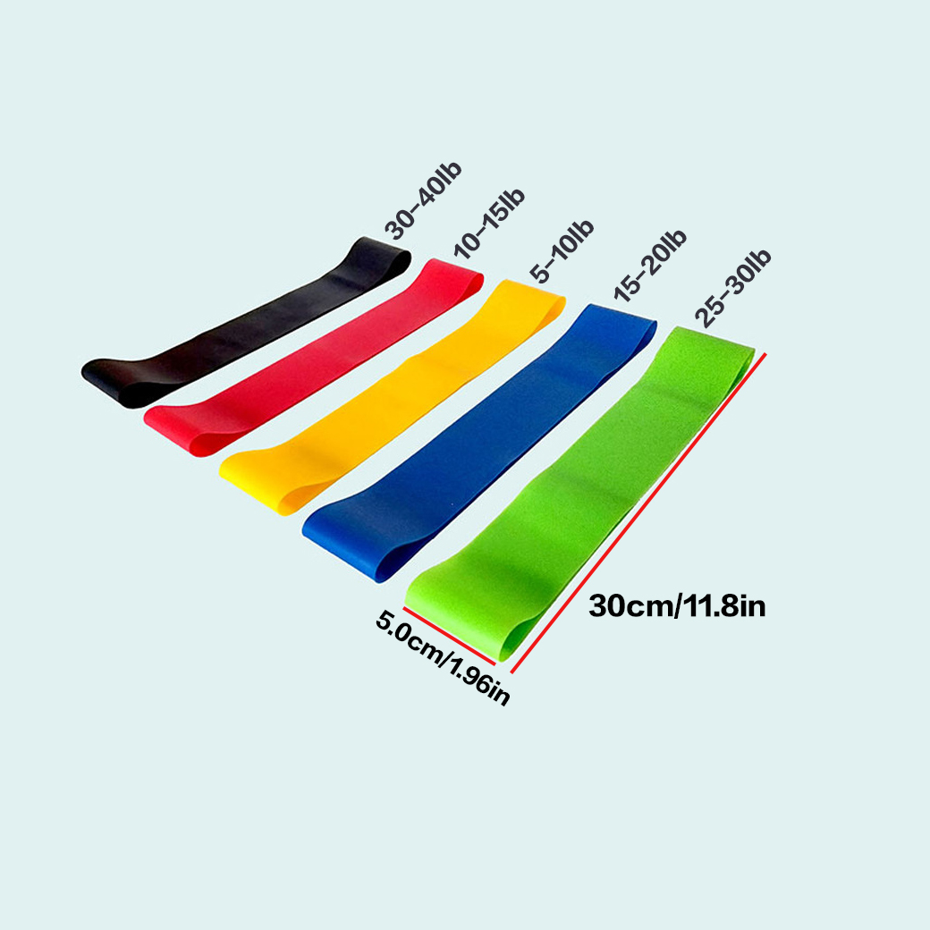 5pcs Yoga Pilates Resistance B - Pilates Bar Kit With Resistance Bands ulasan dan harga