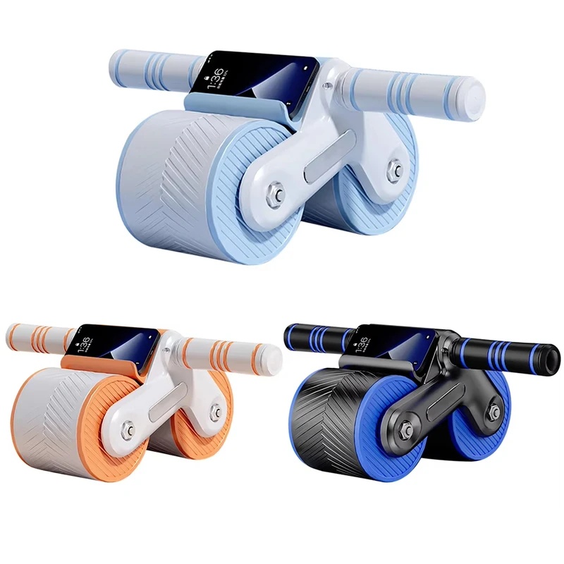 Auto-Rebound Double-Wheel Ab R - Ab Roller Wheel With Elbow Support ulasan dan harga