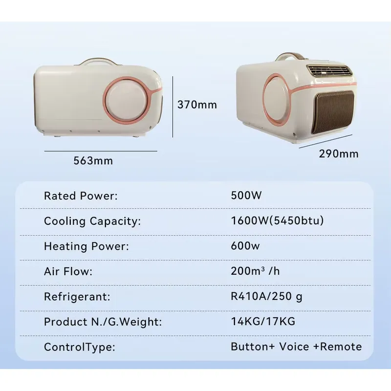 12V 24V Portable Car Air Condi - Fishing ulasan dan harga