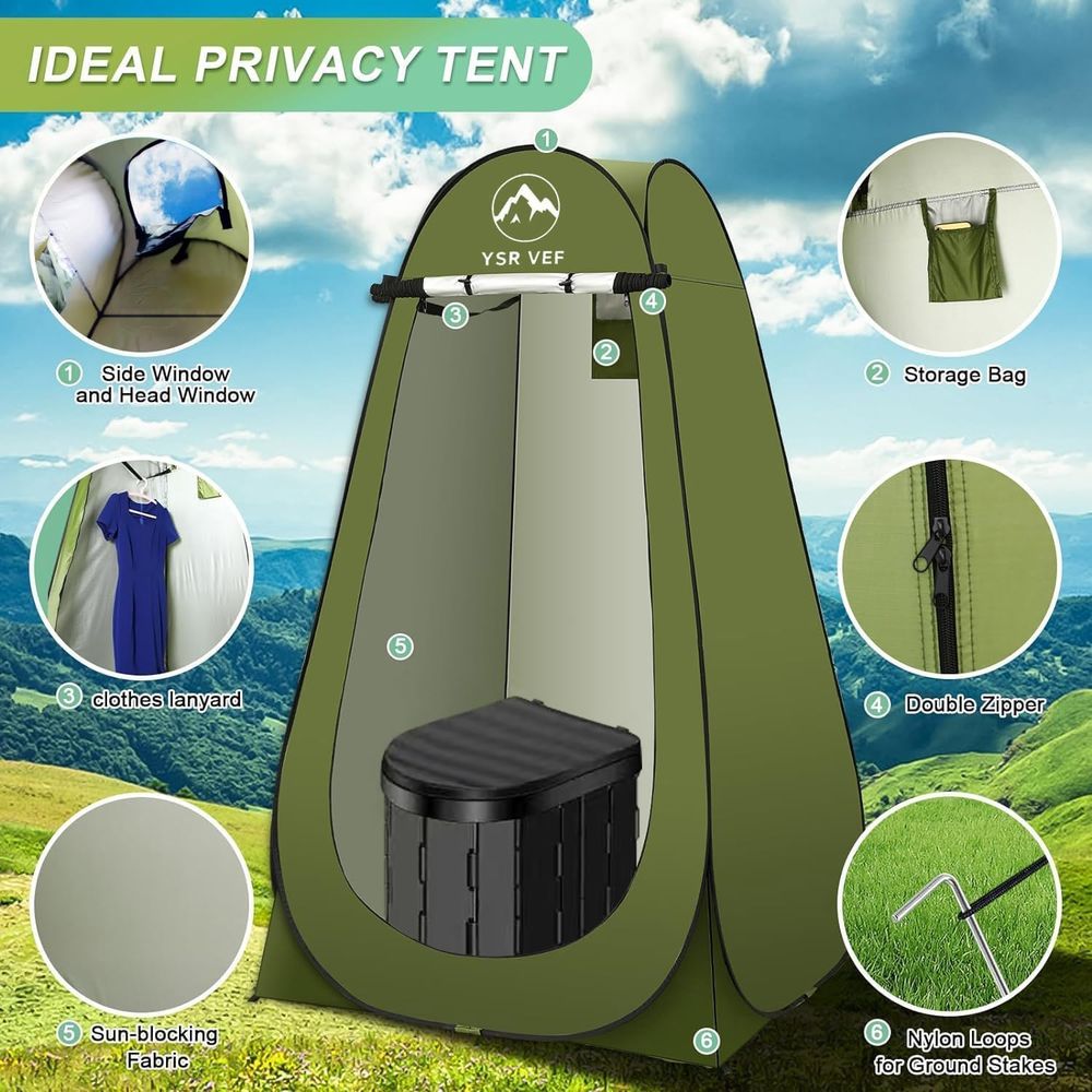 Portable Toilet Kit, Camping T - Camping ulasan dan harga