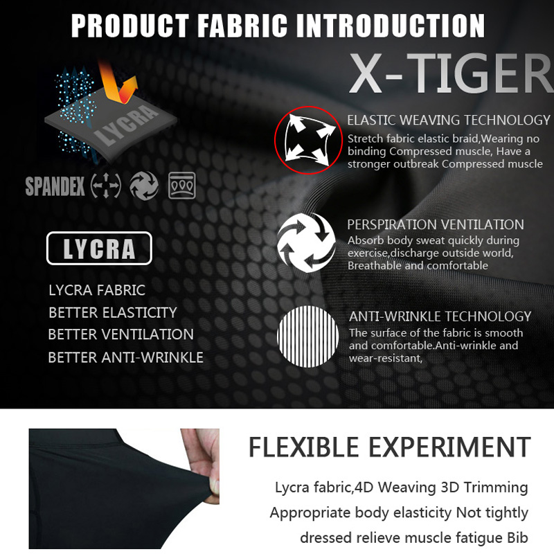 X-TIGER Cycling Bibs Shorts Bi - Padded Cycling Shorts 5D Gel ulasan dan harga