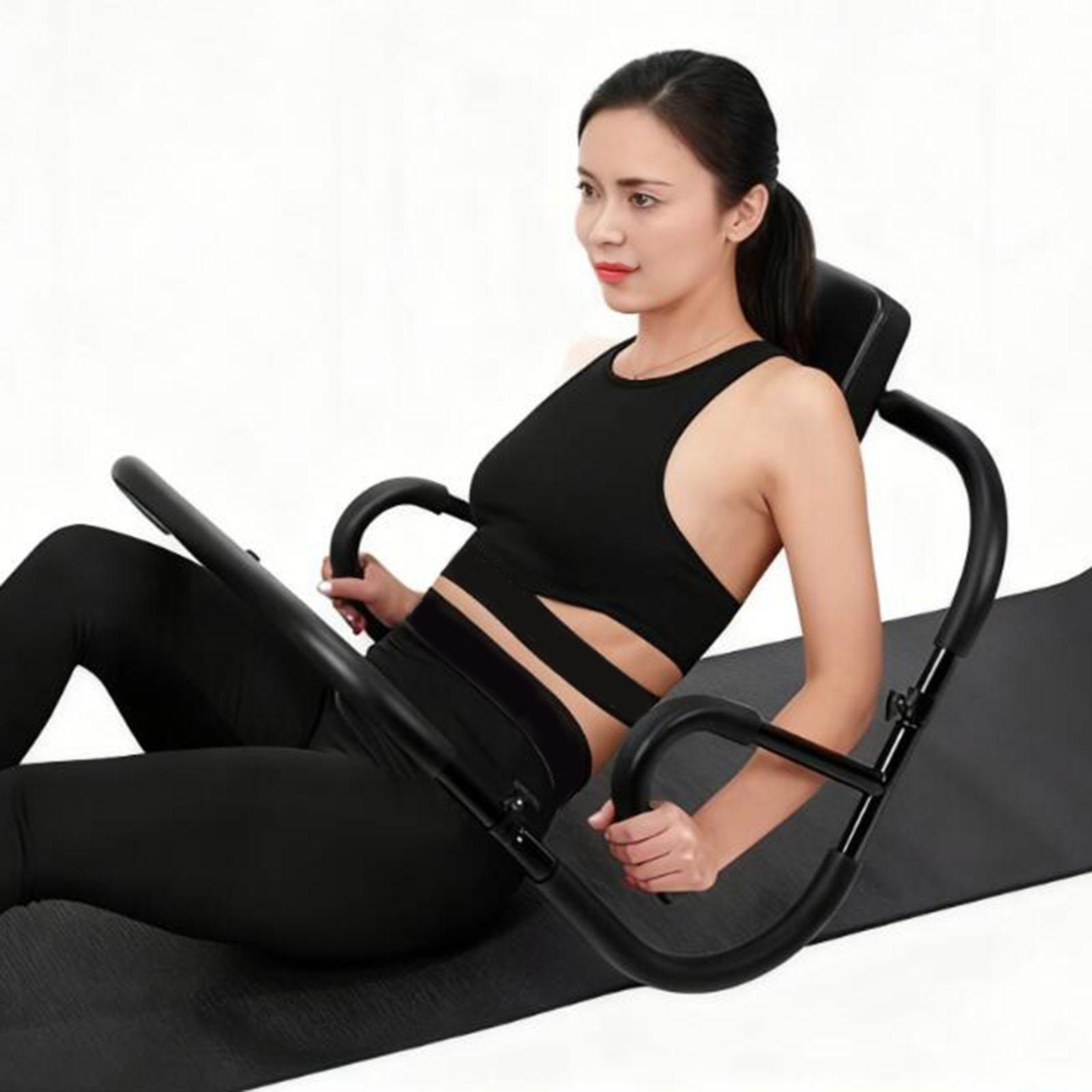 Abdominal Machine Portable Met - Ab Roller Wheel With Elbow Support ulasan dan harga