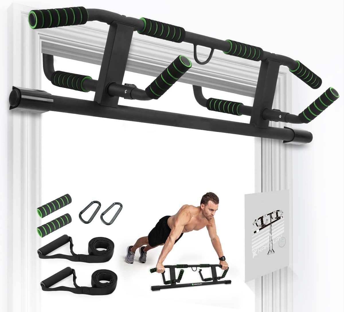 Wellshow Sport Doorway Pull up - Door Pull Up Bar No Screw ulasan dan harga