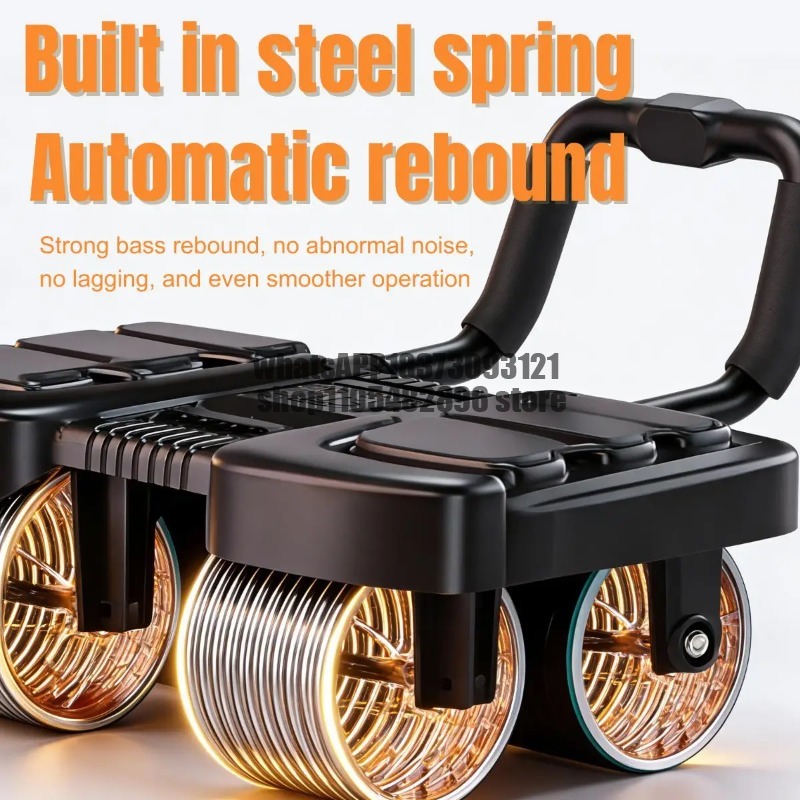 2 in 1 Ab Wheel Roller with El - Ab Roller Wheel With Elbow Support ulasan dan harga