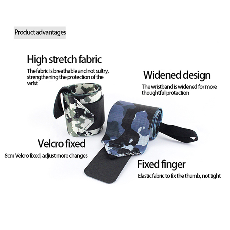 1pc Wrist Support Gym Strap Ca - Wrist Wraps Weightlifting Support ulasan dan harga