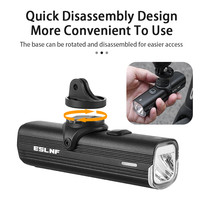 ESLNF Bicycle Front Light 1000 - Rechargeable Bicycle Headlight 1000 Lumen ulasan dan harga