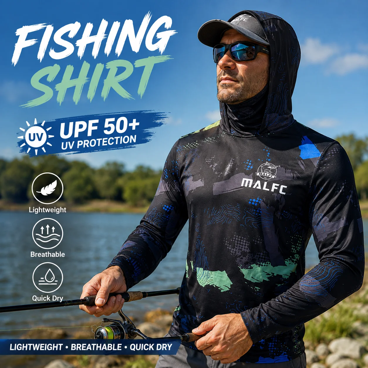 Men's UPF 50+ UV Protection Ho - Hiking ulasan dan harga
