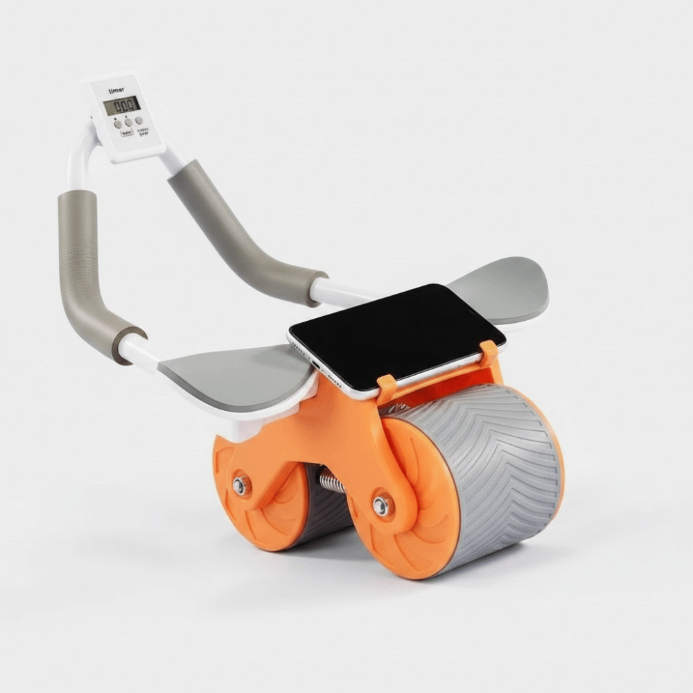 Upgraded Automatic Rebound Ab  - Ab Roller Wheel With Elbow Support ulasan dan harga