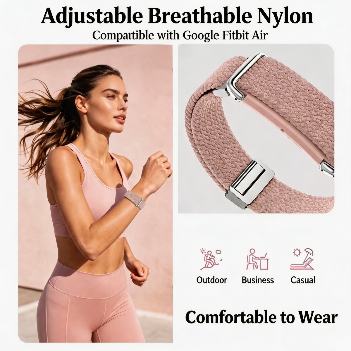 Nylon Magnetic Wristband & Arm - Resistance Bands Set With Handles ulasan dan harga