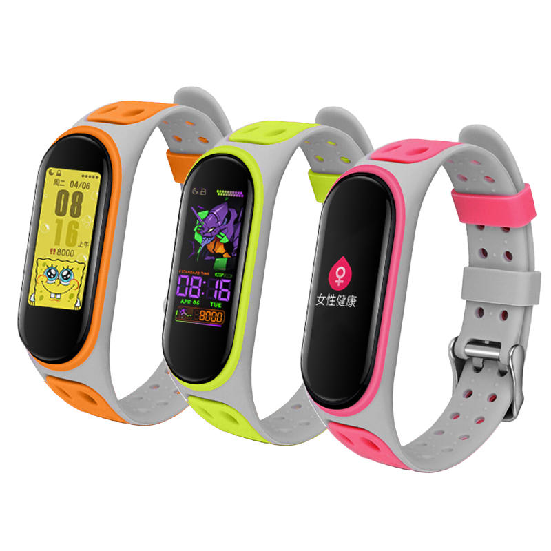 For Mi Band 3/4/5/6/7 Two Colo - Resistance Bands Set With Handles ulasan dan harga