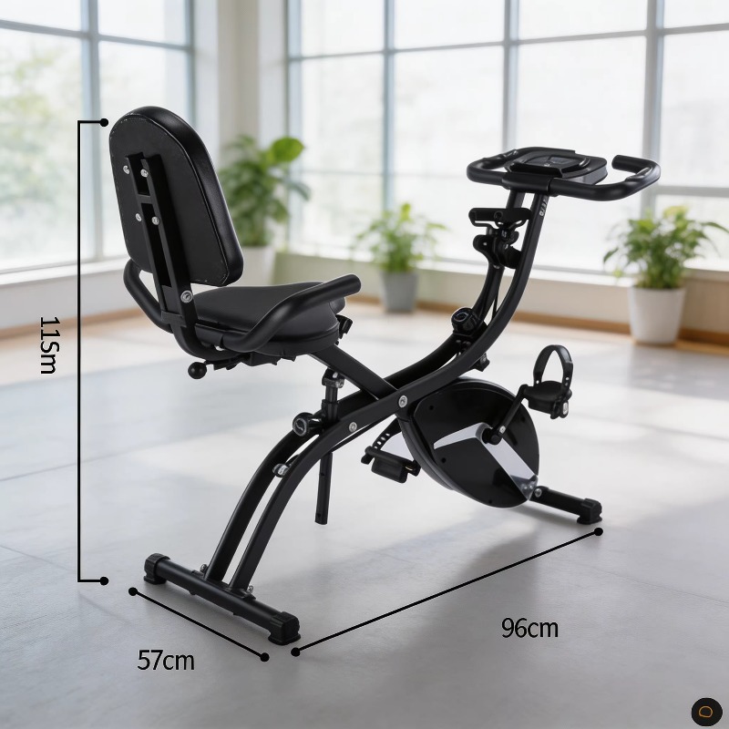 Home Fitness Folding Exercise  - Exercise Bike Magnetic Resistance ulasan dan harga