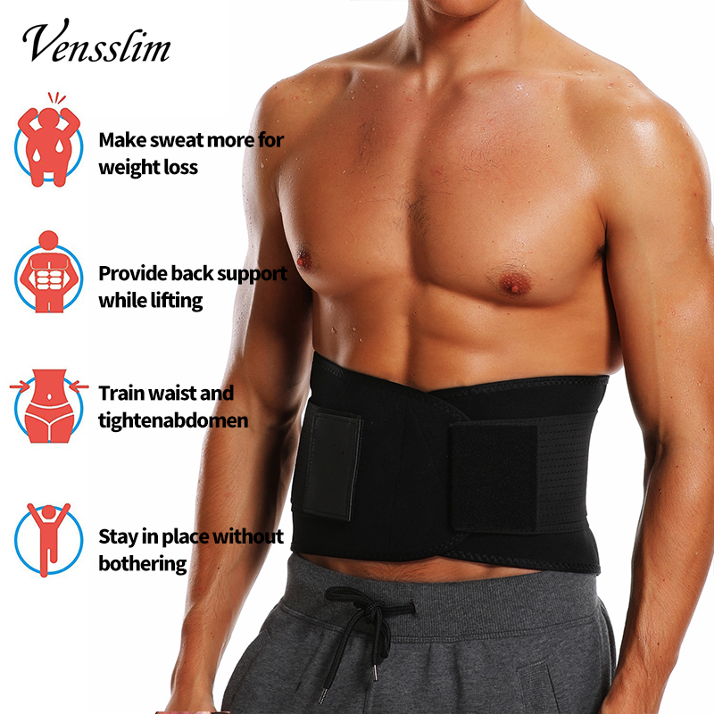 Vensslim Slimming Compression  - Sweat Waist Trainer Belt Neoprene ulasan dan harga