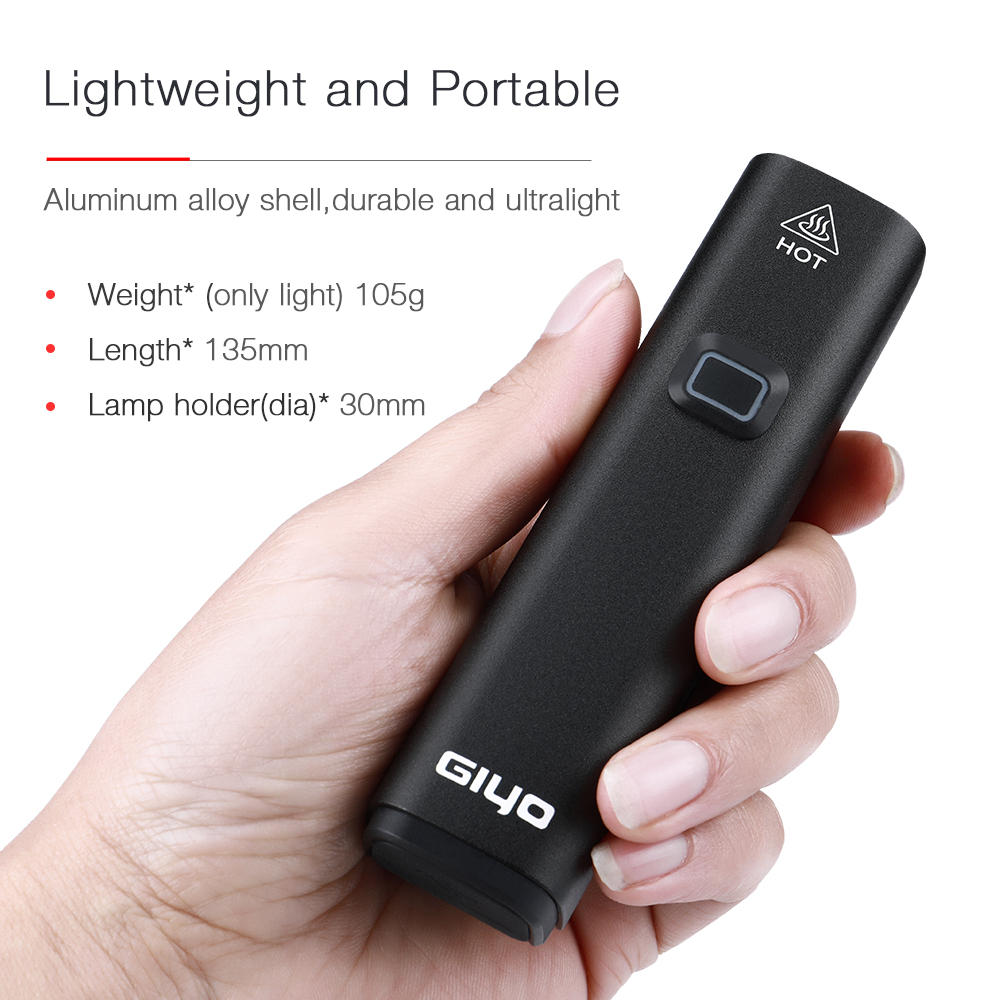 GIYO 1000 Lumens Bicycle Light - Rechargeable Bicycle Headlight 1000 Lumen ulasan dan harga