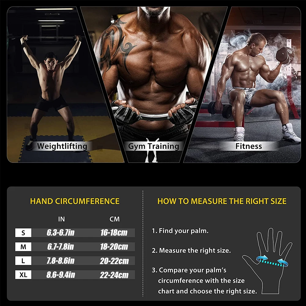 1Pair Half Finger Gym Fitness  - Wrist Wraps Weightlifting Support ulasan dan harga
