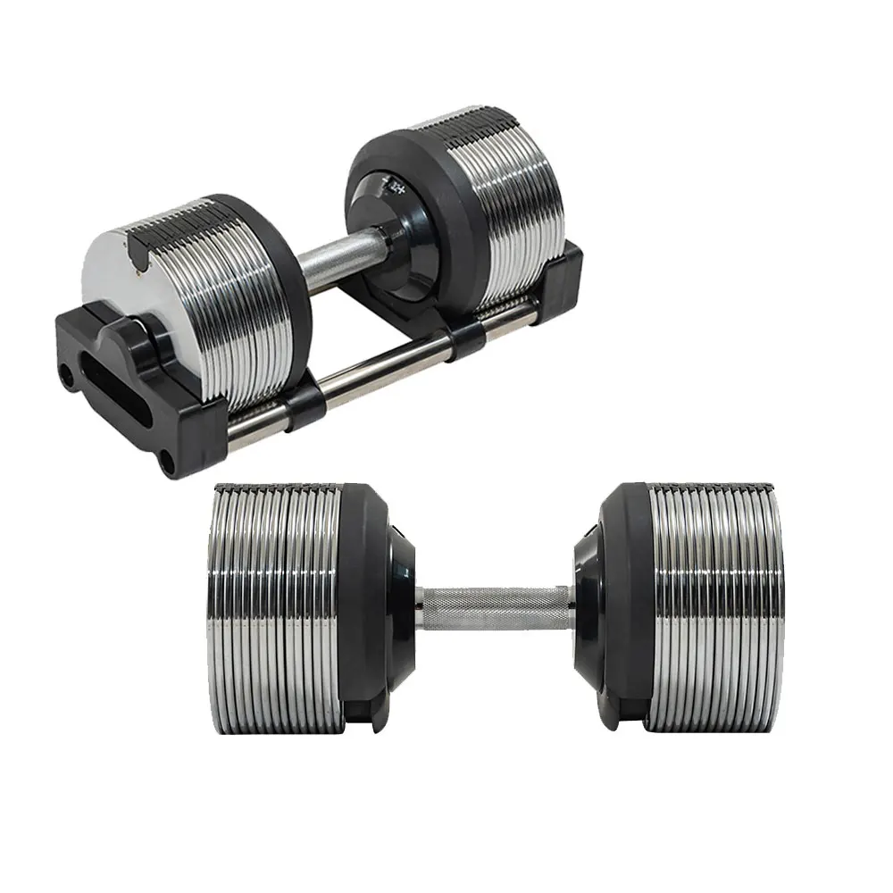 Adjustable Stainless Steel Dum - Adjustable Dumbbell Pair 40Kg ulasan dan harga